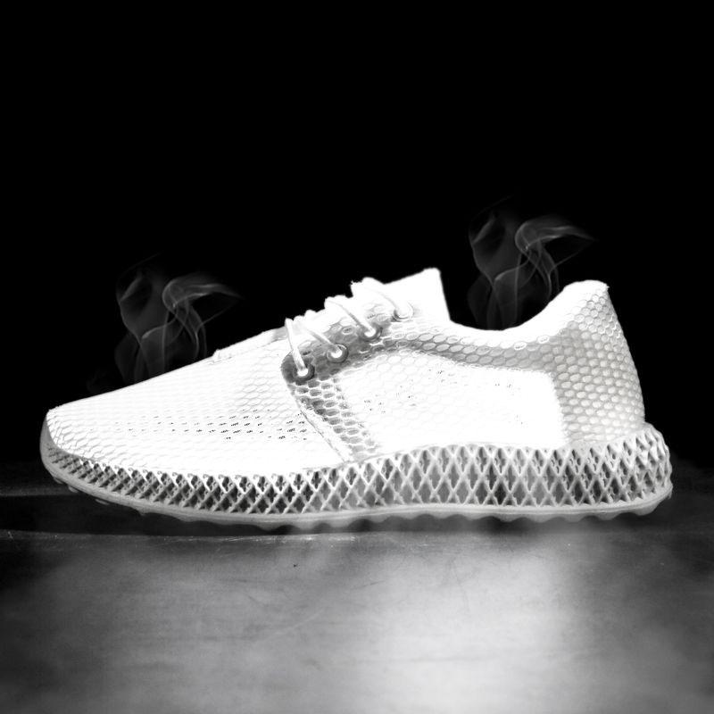 Men Shoes Fashion Comfortable Lace up Sneakers Mesh Flats Summer Sneakers Breathable Casual Shoes