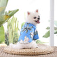 XS-XXL Pet Supplies Dogs Shirt Hawaiian Beach Style Handsome Puppy Clothes Summer Pet Clothing for Small Dogs Fashion Dog Shirt