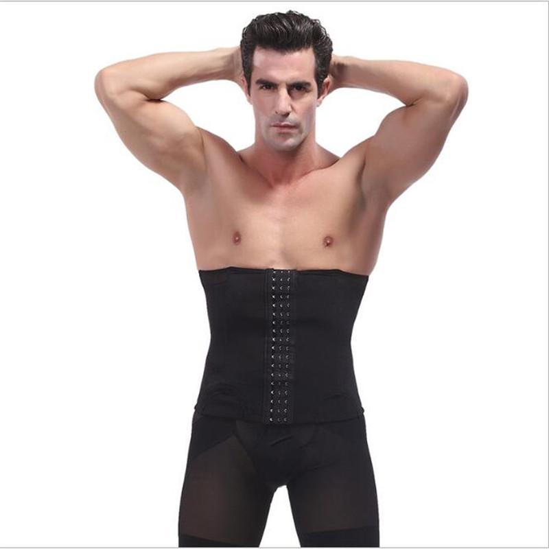 Male Neoprene Shapers Waist Trainer Cincher Corset Men Body Modeling Belt Tummy Slimming Strap