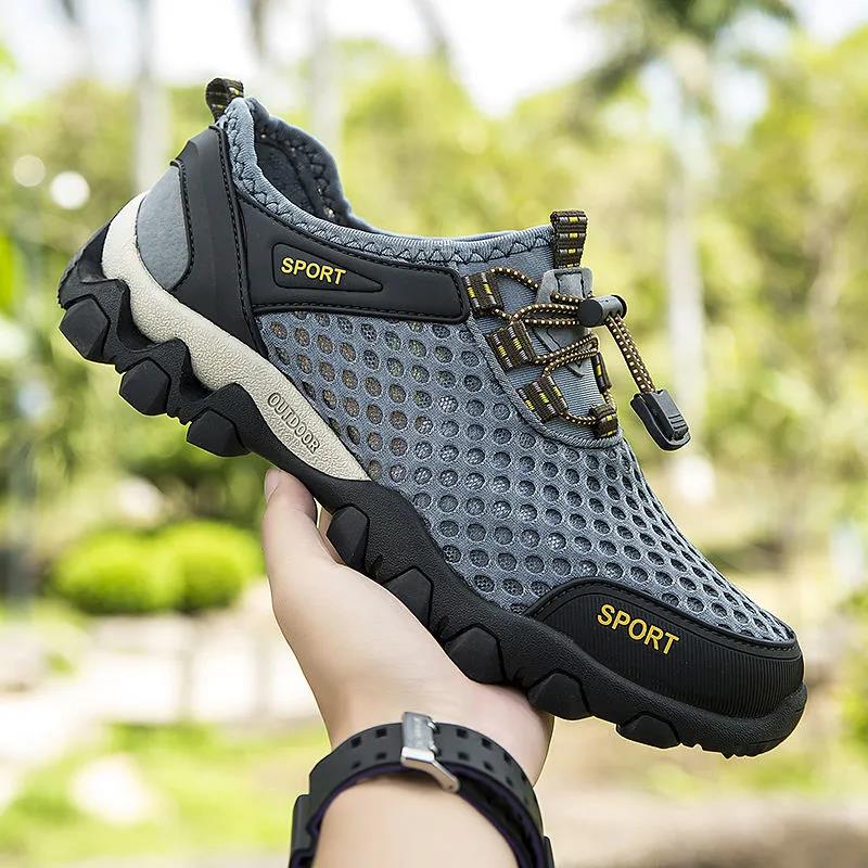 Unisex Hiking Shoes Outdoor Sports Shoes Non-slip Wear-resistant Hiking Shoes Breathable Lightweight Running Shoes