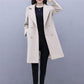 Autumn Jacket Casual Women Overcoat Long Woolen Coat Double Breasted Slim Female Winter Wool Coats