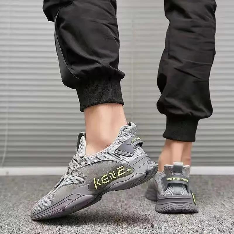 Spring and Autumn Non-slip Wear-resistant Breathable Running Shoes Men's Summer Breathable Lightweight Sports Shoes