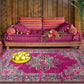Retro Rose Purple Carpet Persian Ethnic Style Kitchen Carpet Living Room Bedroom Bedside Non-slip Carpet Floor Mat