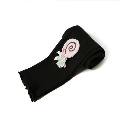 Spring and Autumn Girls' Leggings Children's Trousers Stretch Pants Casual Pants Solid Color Slim Leggings