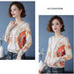 Ethnic Style Printed Sweater Cashmere Knitted Bottoming Sweater Women Winter Warm Woolen Sweater Plus Size Jumper Tops