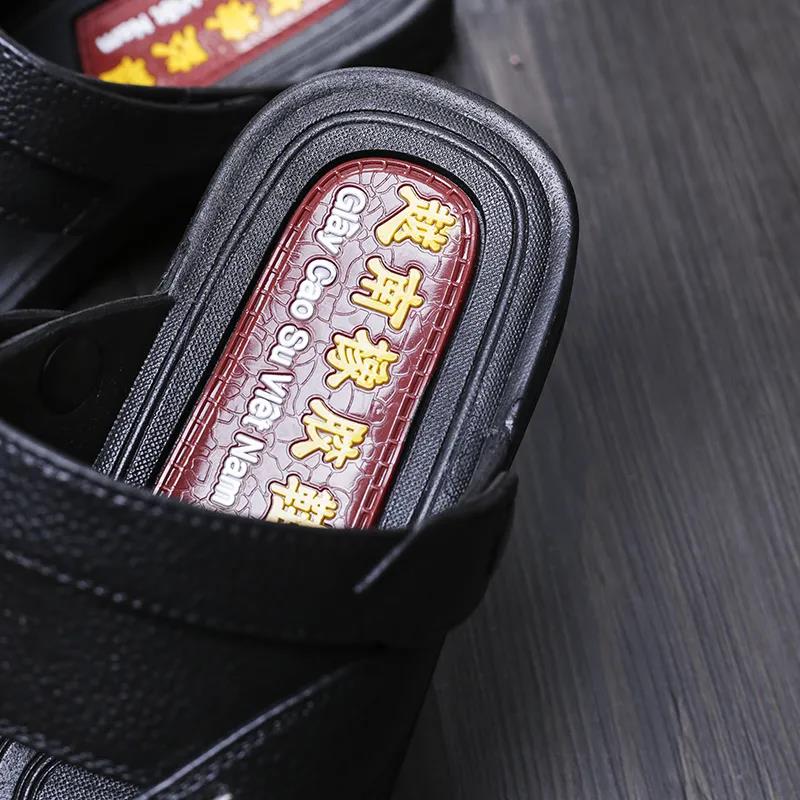 Vietnamese Rubber Men's Sandals and Slippers Korean Non-slip Casual Shoes Summer Comfortable Men's Sandals
