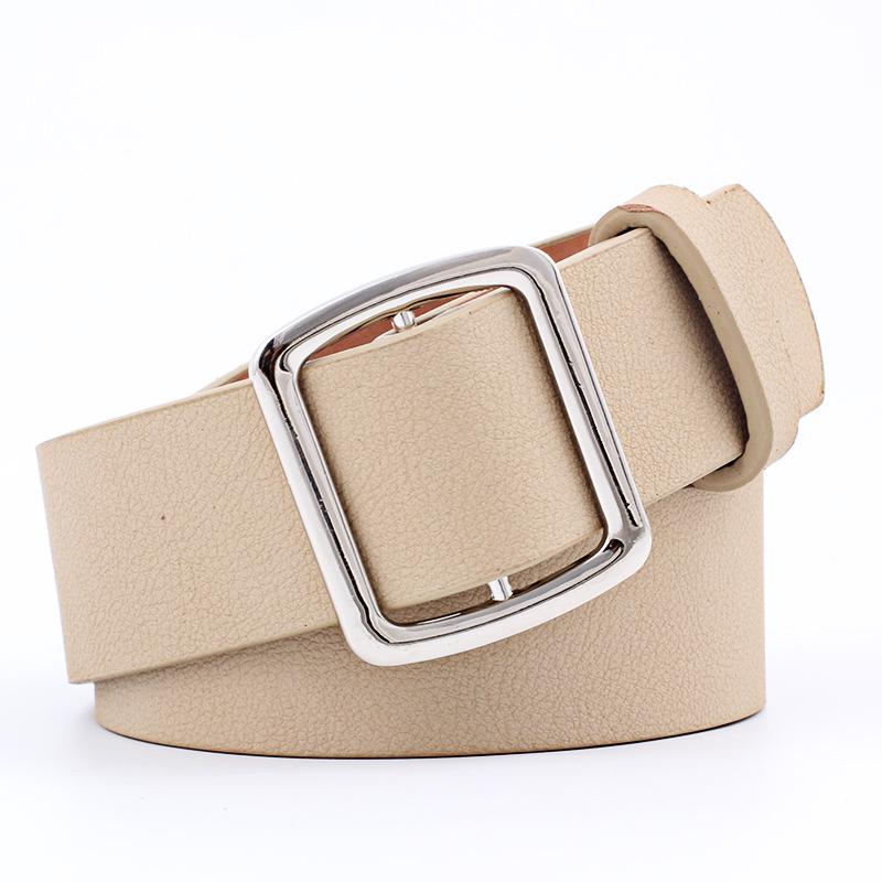 Belts Women Thin Faux Leather Belt Cummerbunds Pin Buckle Casual Waistband Strap