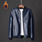 M-8XL Winter and Autumn Men's PU Plus Size Jackets Daily Casual Motorcycle Jackets Men's Solid Color Leather Jackets