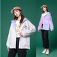 Reversible Jacket Women Loose Spring and Autumn Baseball Uniform Jacket Double-sided Wear Top