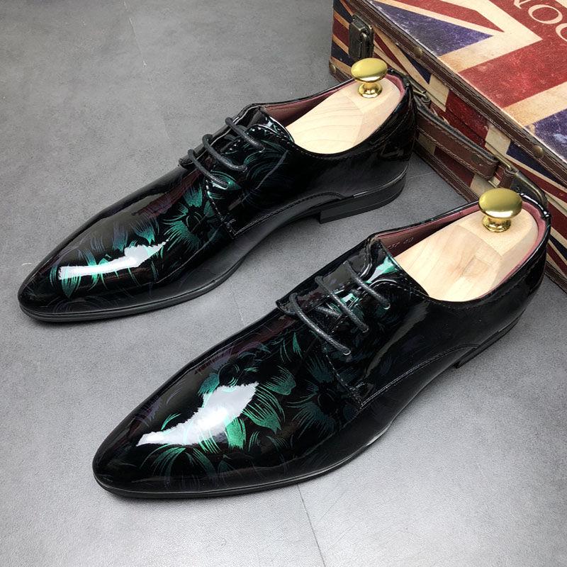 Increased Lether Shoes Casual Shoes Business Men Leather Shoes Pointed Leather Shoes Large Size