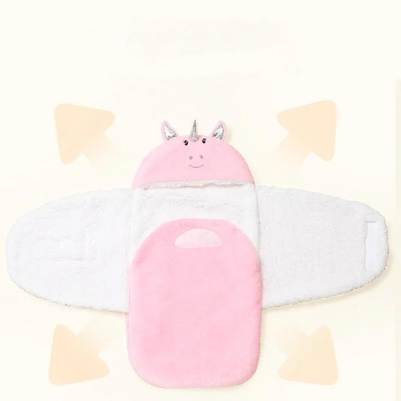 Baby Products Bag Is Held By Newborn In Autumn, Winter and Spring. It Is Thickened. Go Out Swaddling Towel Baby Sleeping Bag Is Warm and Anti Startle