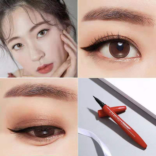 [100 meters constantly  super waterproof] Eyeliner Waterproof Anti-dizzy Makeup Remover Eyeliner