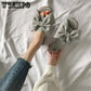 Bow Flat-bottomed Slippers Female Summer Slippers Sandals and Slippers Female Beach Shoes
