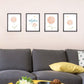 3D simulation sun flower frame wall stickers restaurant porch dining table background wall stickers