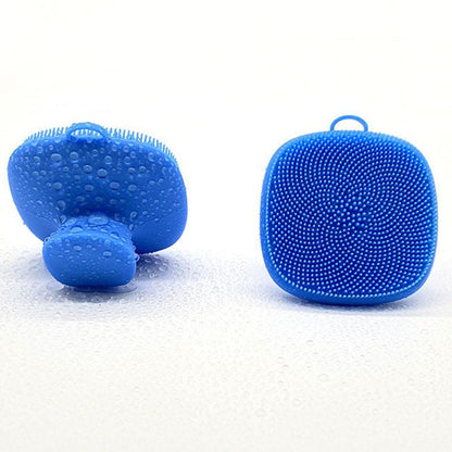 Facial Cleansing Artifact Silicone Facial Cleansing Beauty Brush Soft Bristles Manual Massage Cleansing Brush Facial Deep Cleansing Pores