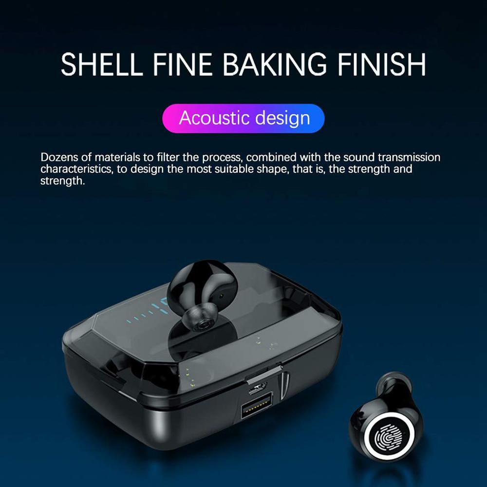 Waterproof 5.0 Earphones Bluetooth Mini HIFI TWS Earbuds Wireless Headphones Noise Reduction Headset