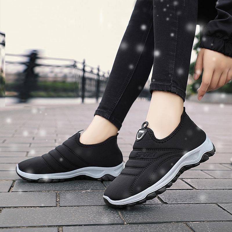 Cotton Shoes Women Winter Plus Velvet Warm Cotton Boots Snow Boots Non-slip Shoes Sports Shoes Casual Shoes