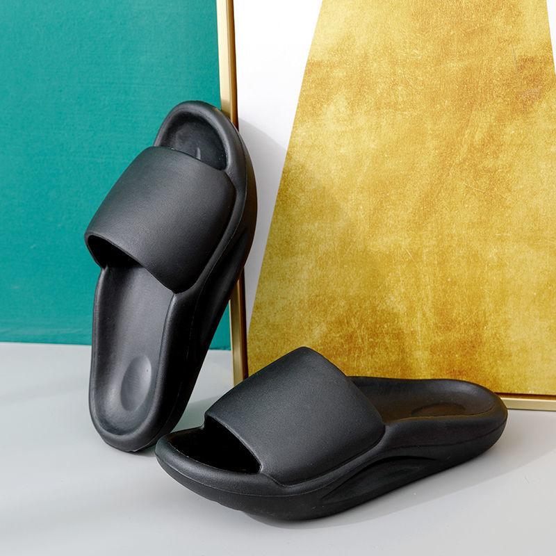 Summer Slippers Feeling Super Thick Soft Soles Household Bathroom Non-slip Silent Soft Bottom Slippers Men Women