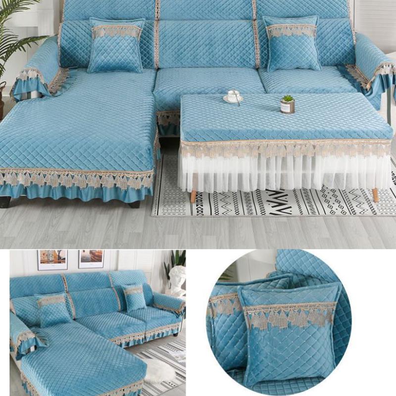 Sofa Cushion Combination Sofa Cushion Cover Four Seasons General Fabric Non-slip Cushion Chinese All-inclusive Sofa Cover