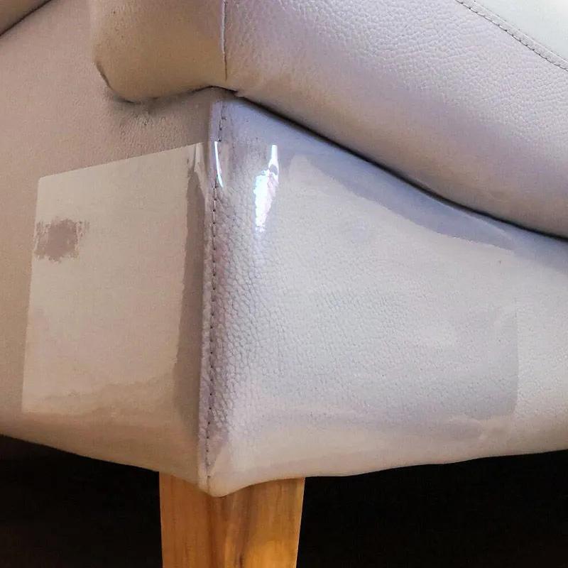 5 Pieces Anti- Scratch Sofa Removable Protective Stickers Cat Claw Wear-resistant Sofa Sticker Anti-cat Scratch Tape Reuse Without Leaving Marks