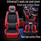 car seat cover Waterproof Car Seat Cover Universal Leather 9 set Auto Seat Cushion 5 seats Universal