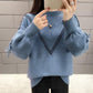 Student Loose Sweater Women Wear Low-neck Bottoming Shirt Short Bow Sweet Knitwear