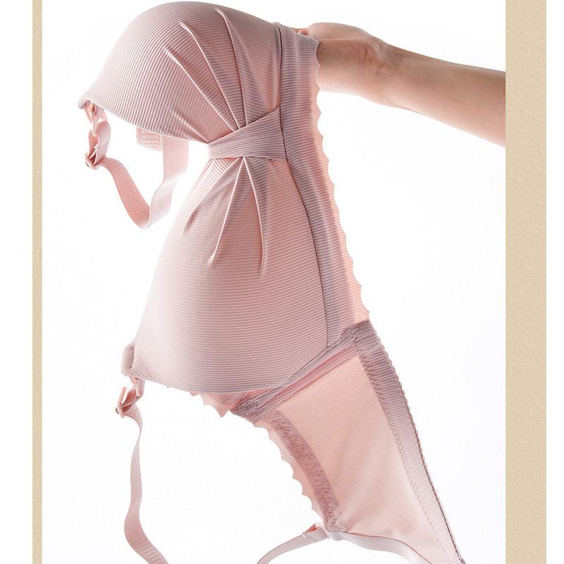 Breast Feeding Underwear Breast Feeding Breast Milk Anti Sagging Bra Pregnant Women Gather Non Steel Ring Bra Fashion Sexy Thin