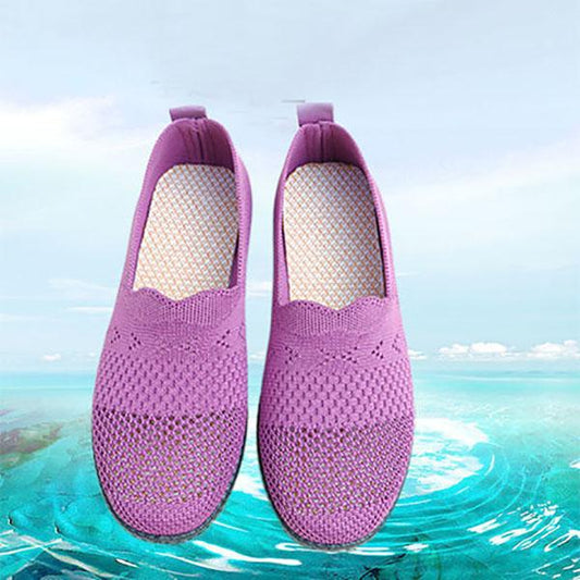 Old Beijing Soft-soled Cloth Shoes Women Middle-aged and Elderly Mother Shoes Net Shoes Women's Breathable Elderly Shoes