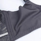No Steel Ring Gathering Anti-sagging Upper Support Latex Cotton Breathable Lace Rear Four-row Buckles To Receive Auxiliary Breast Adjustable Bra