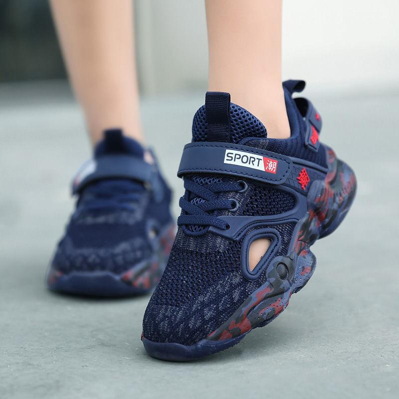Hollow Breathable Running Shoes All-match Comfortable Sneakers for Boys and Girls Spring Mesh Elementary School Shoes