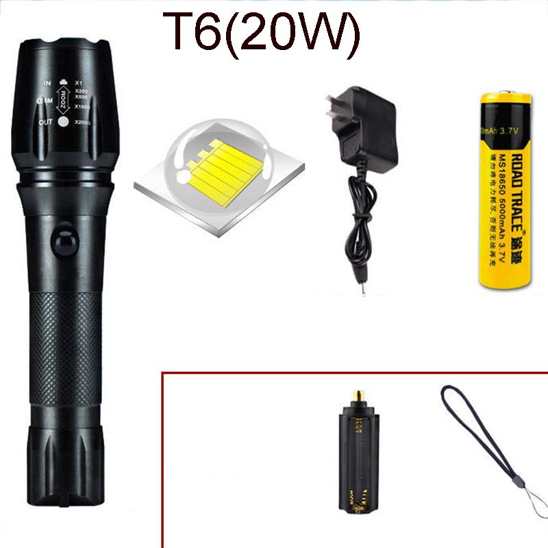 P70 Flashlight Strong Light Rechargeable Ultra-bright Long-range Special Forces Field Outdoor Household Xenon Small Led Light