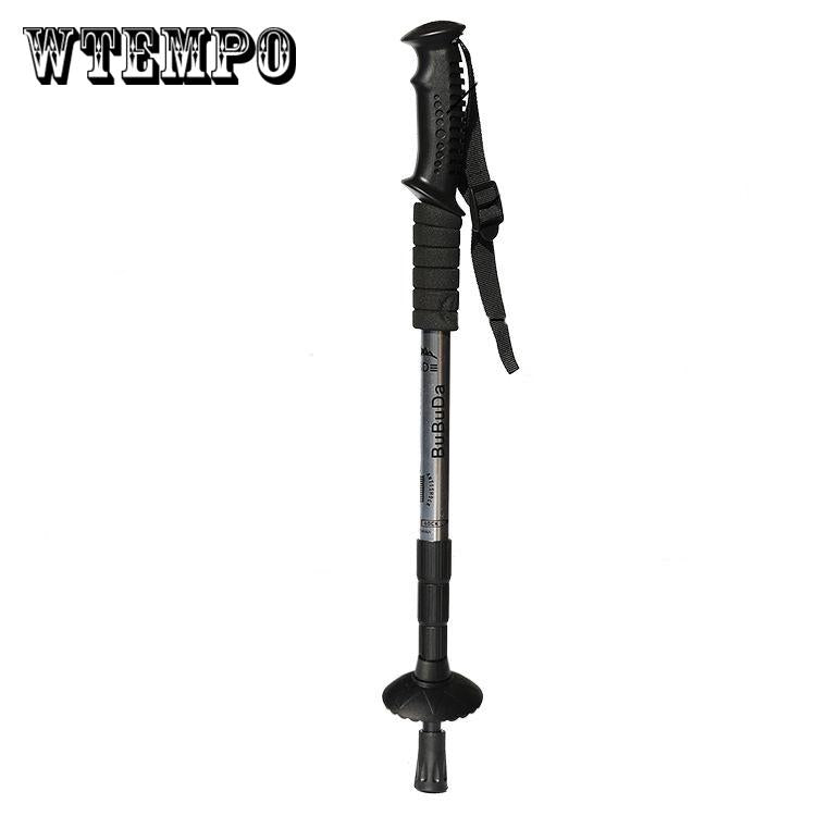 WTEMPO Trekking pole adjustable folding walking hiking trekking pole walking stick