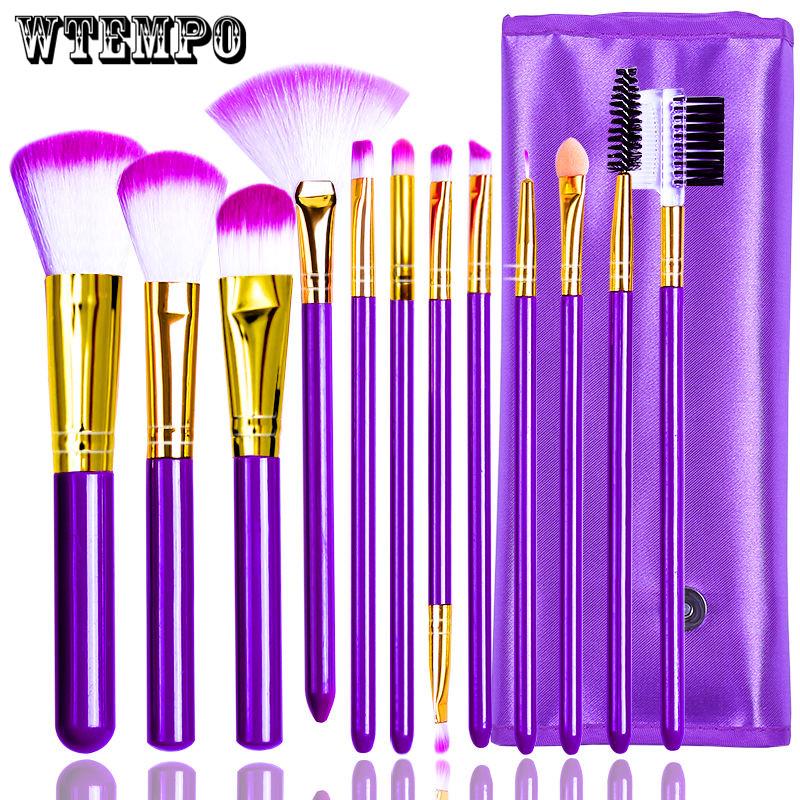 12Pcs Professional Makeup Brushes Set Powder Foundation Eyeshadow Powder Cosmetic Concealer