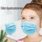Children's dust-proof disposable earmuffs 3-layer dust mask face Protective masks for children