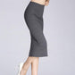 Autumn Winter Sexy Knit Bodycon Skirt for Women OL Stytle Ladies Split Elastic Long Pencil Skirt