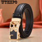 Genuine Leather Belts for Women Automatic Buckle Waist Belt for Jeans Pants Designer Waist Belt