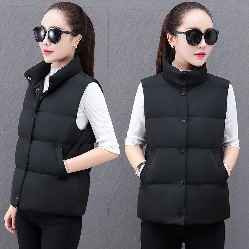 Autumn and Winter All-match Short Vest Slim All-match Solid Color Waistcoat Fashionable Casual Women's Vest