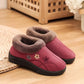 Women's Winter Indoor Velvet Embroidered Bag Heel Warm Indoor Household Cotton Shoes