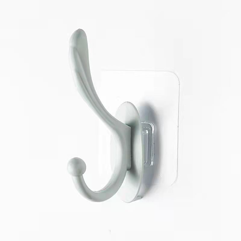 Perforation-free Coat Hook Wall-mounted Thickened Thickened Door Back Hook Bathroom Coat Rack Hook Bathroom Hooks