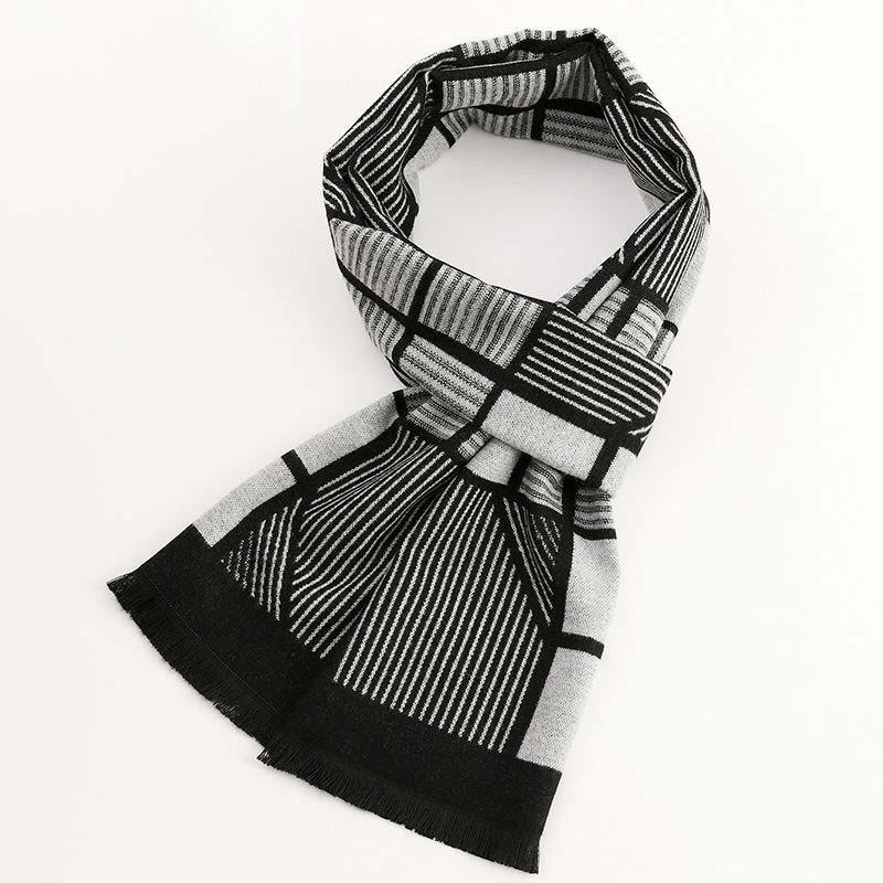 New Scarf Men's Scarf Autumn and Winter All-match Casual Warm Scarf
