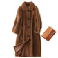 Real Wool Granular Cashmere Sheep Shearing Wool Coat Women's Fur Coat Mid-length Thickening Korean Version