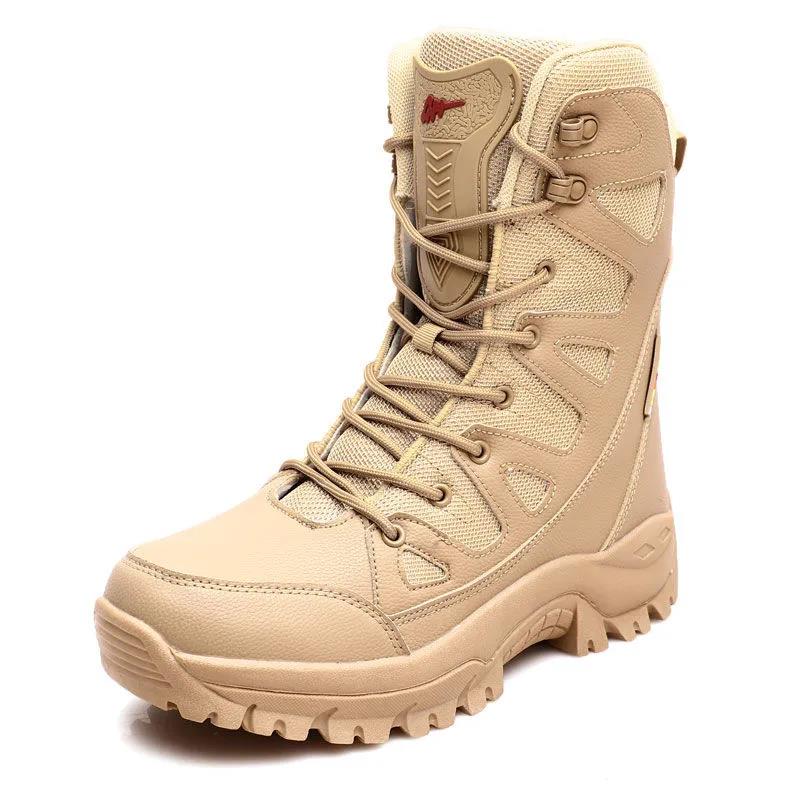 Winter Plus Velvet Boots Men and Women Outdoor Hiking Boots High-top Desert Boots Tooling Boots