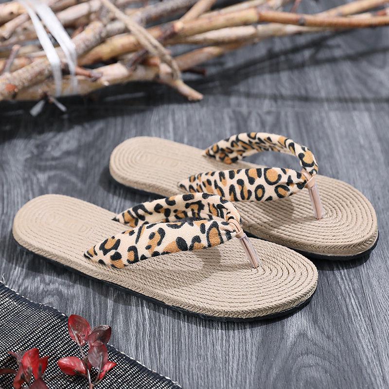 Women Shoes Summer Bohemia Floral Beach Sandals Wedge Platform Thongs Slippers Flip Flops for Women Platform Slippers