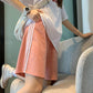 Sports Casual Shorts Women's Summer High Waist Running Loose Five-point Pants