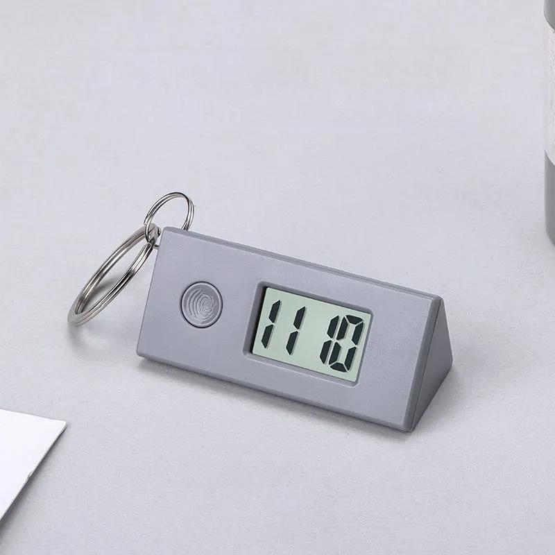 Bedroom Simple Small Electronic Watch Portable Old Man Big Character Watch Student Exam Mute Desktop Clock Mini Home