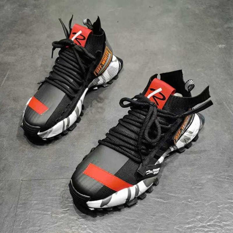 Men's Shoes Board Shoes Korean Version Fish Mouth Increased Thickness of Shoes Casual Korean Version of Wild Sports Shoes