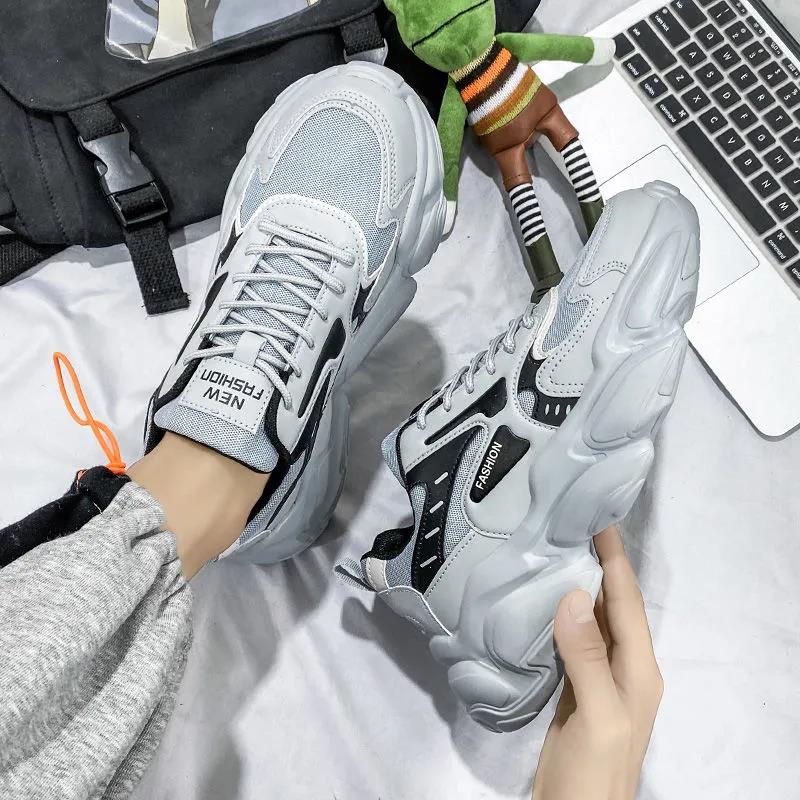 Street All-match Sneakers Men's Increasing Orgasm Shoes Autumn Youth Trend Casual Daddy Shoes