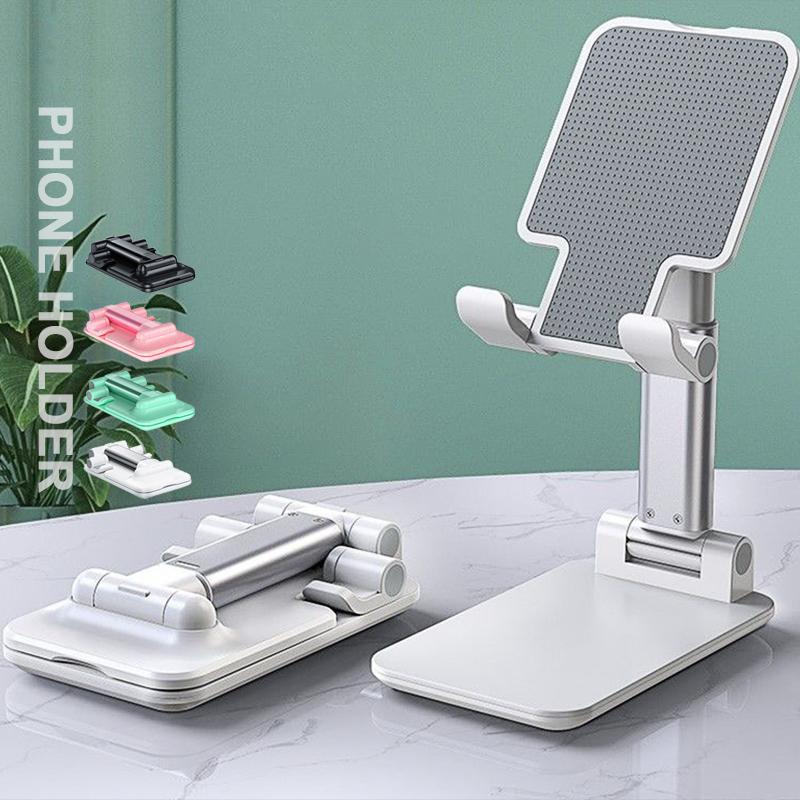 Universal Foldable Phone Stand Support Desk Mobile Phone for IPhone IPad Adjustable Metal Desktop Tablet Holder