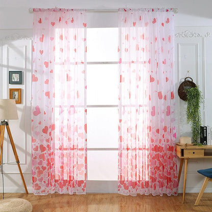 Nordic Style Semi-blackout Curtains Small Fresh Living Room Bedroom Balcony Finished Window Screens Bay Window Translucent Screens