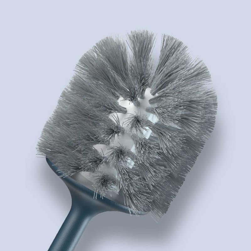 Toilet Brush Set Toilet Brush Household Soft Hair Brush To Dead Ends Toilet Toilet Long Handle Cleaning Brush with Base